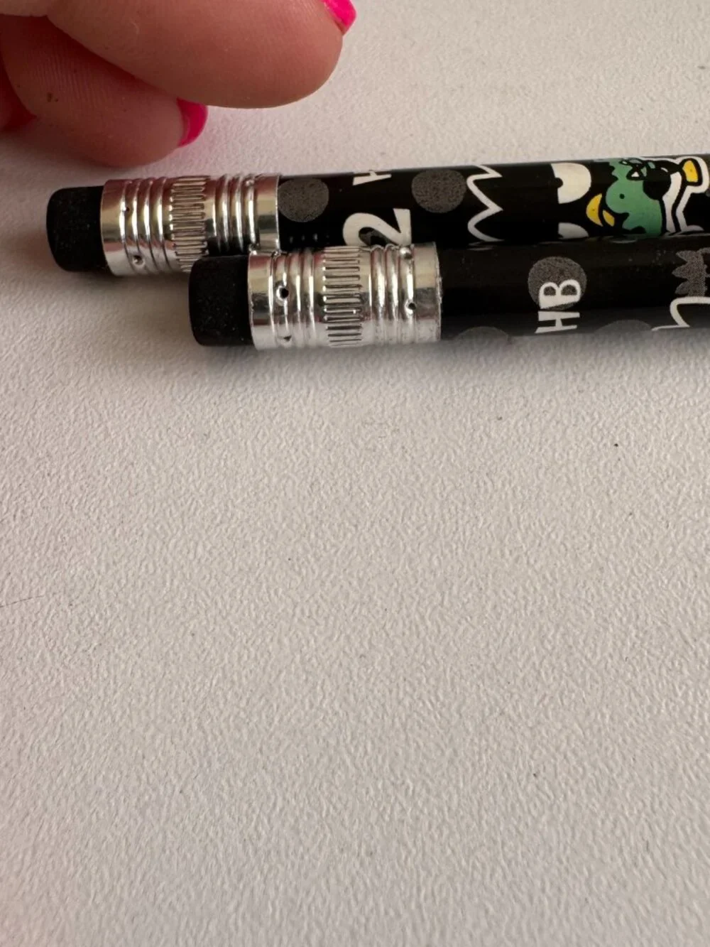 Sanrio Badtz Maru Set of 5 HB #2 Pencils Kawaii 2012 Made in Taiwan